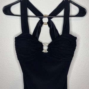 Windsor Formal Black Sequenced Dress
